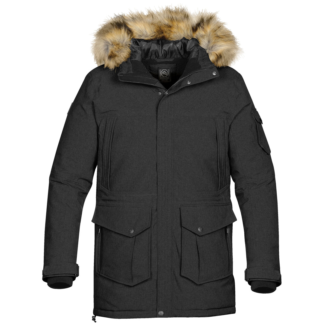 Stormtech The Explorer Parker | Mens Black Coats & Jackets
