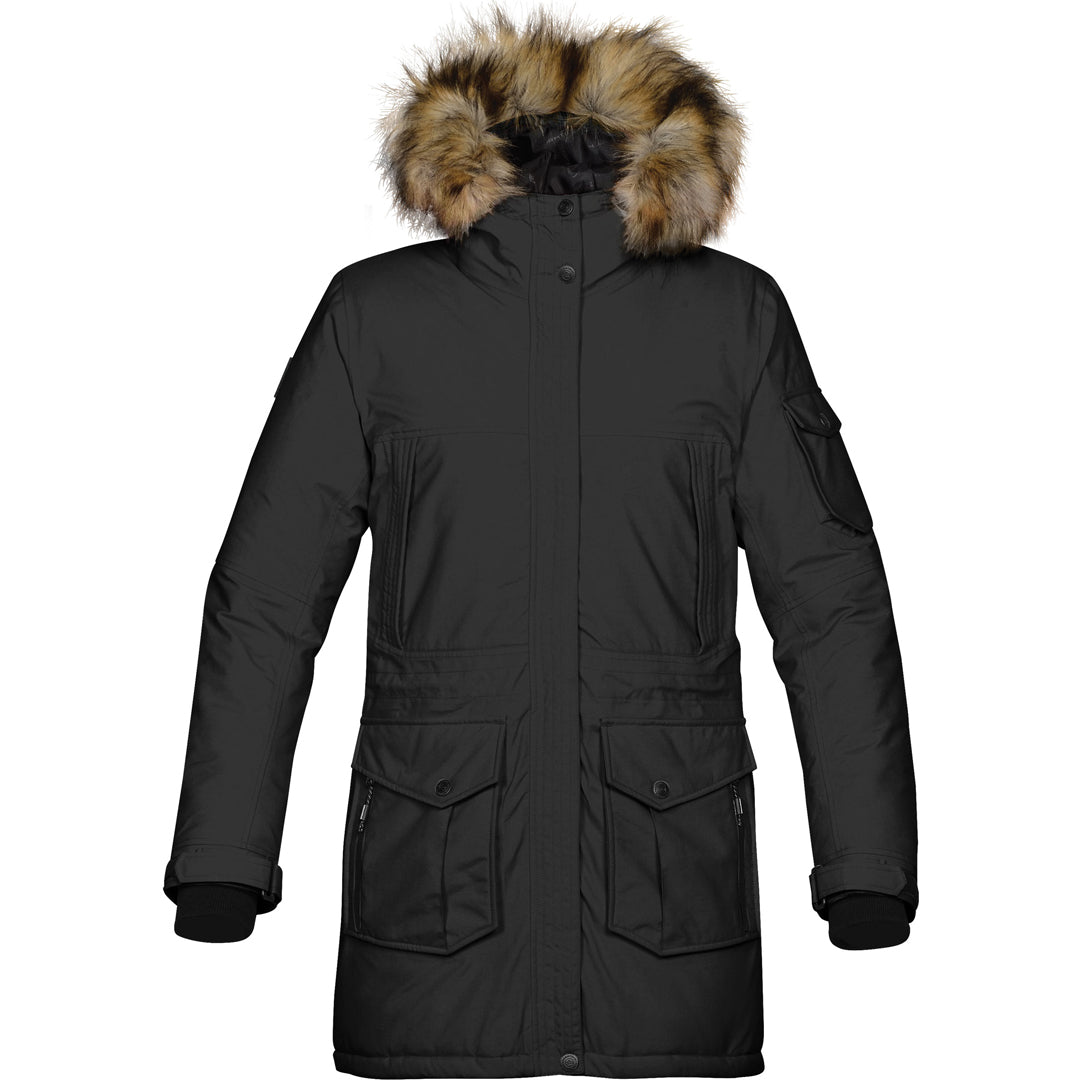 Stormtech The Explorer Parka | Ladies Black Coats & Jackets
