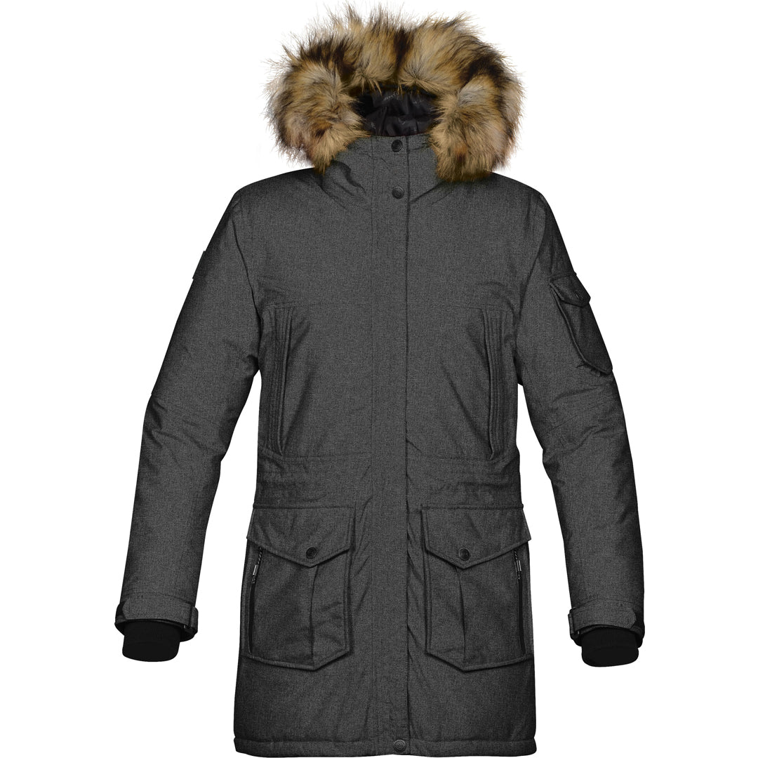 Stormtech The Explorer Parka | Ladies Carbon Marle Coats & Jackets