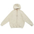 House of Uniforms The Cotton Care Zip Through Hoodie | Mens Ramo Natural