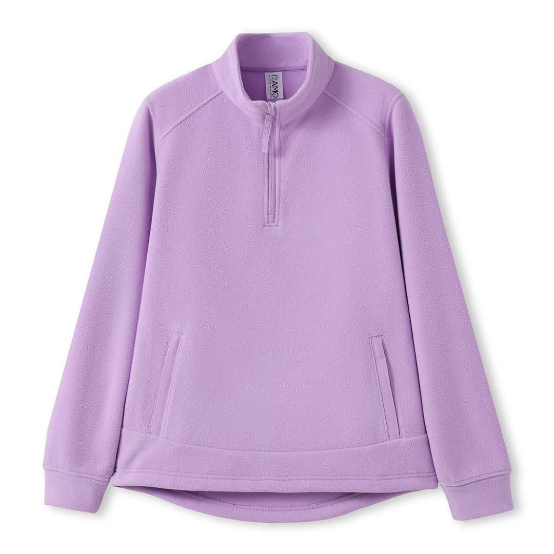 House of Uniforms The Polar Fleece Zip Top | Ladies Ramo Lavender