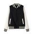 House of Uniforms The Wool Blend Varsity Jacket | Ladies Ramo Black/White