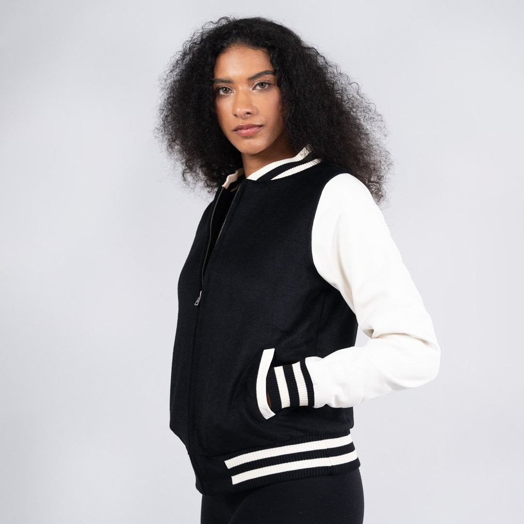 The Wool Blend Varsity Jacket | Ladies
