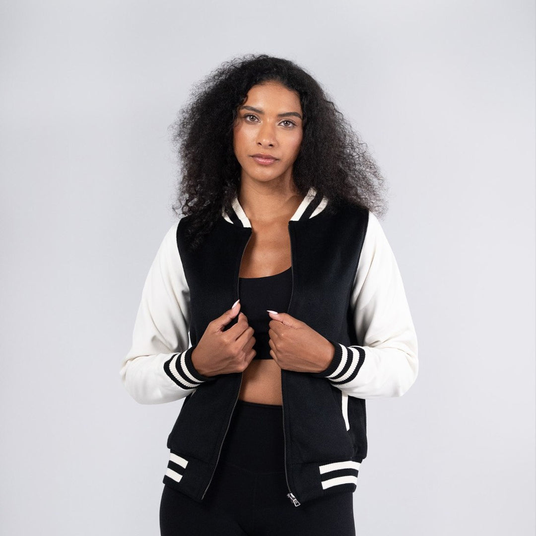 The Wool Blend Varsity Jacket | Ladies