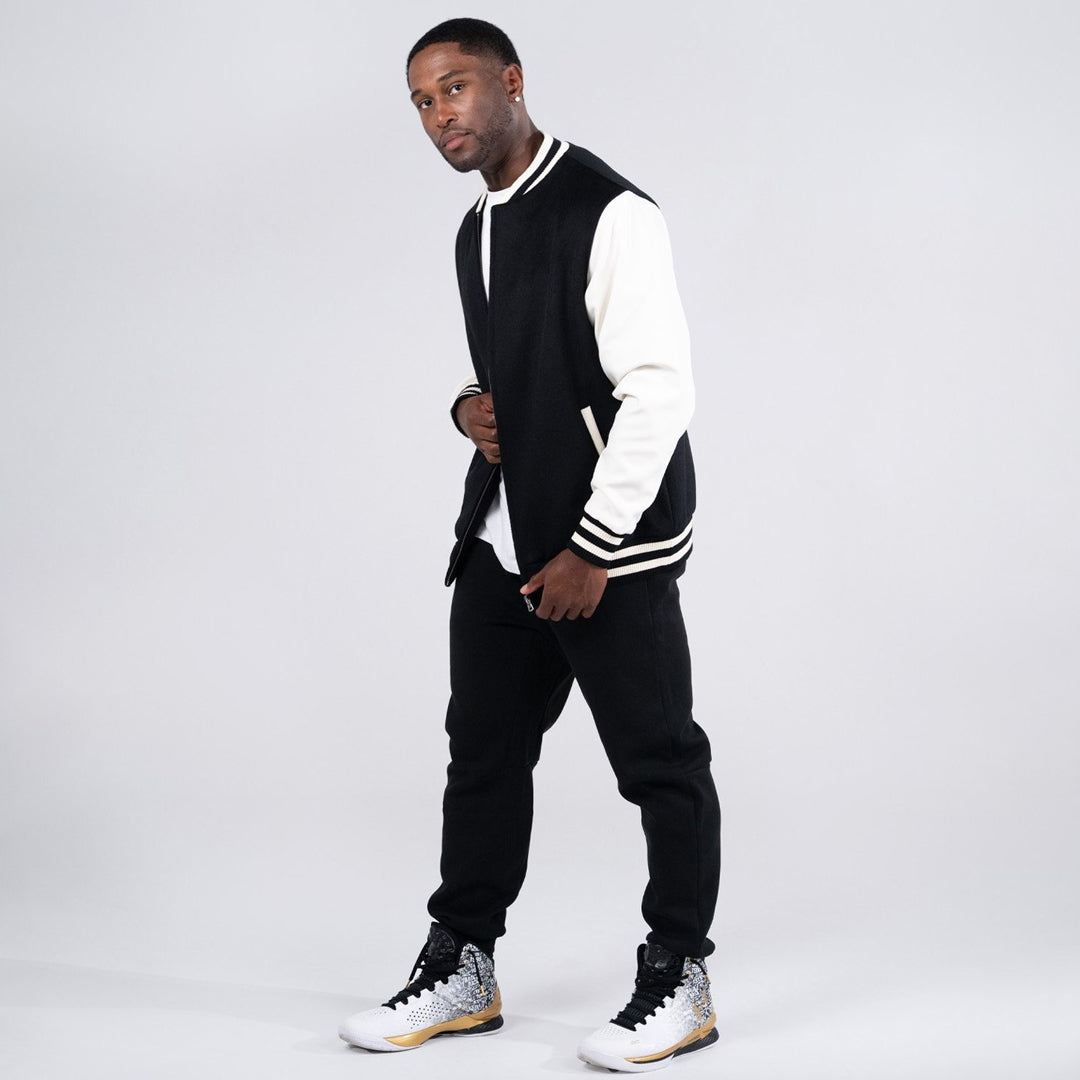 The Wool Blend Varsity Jacket | Mens