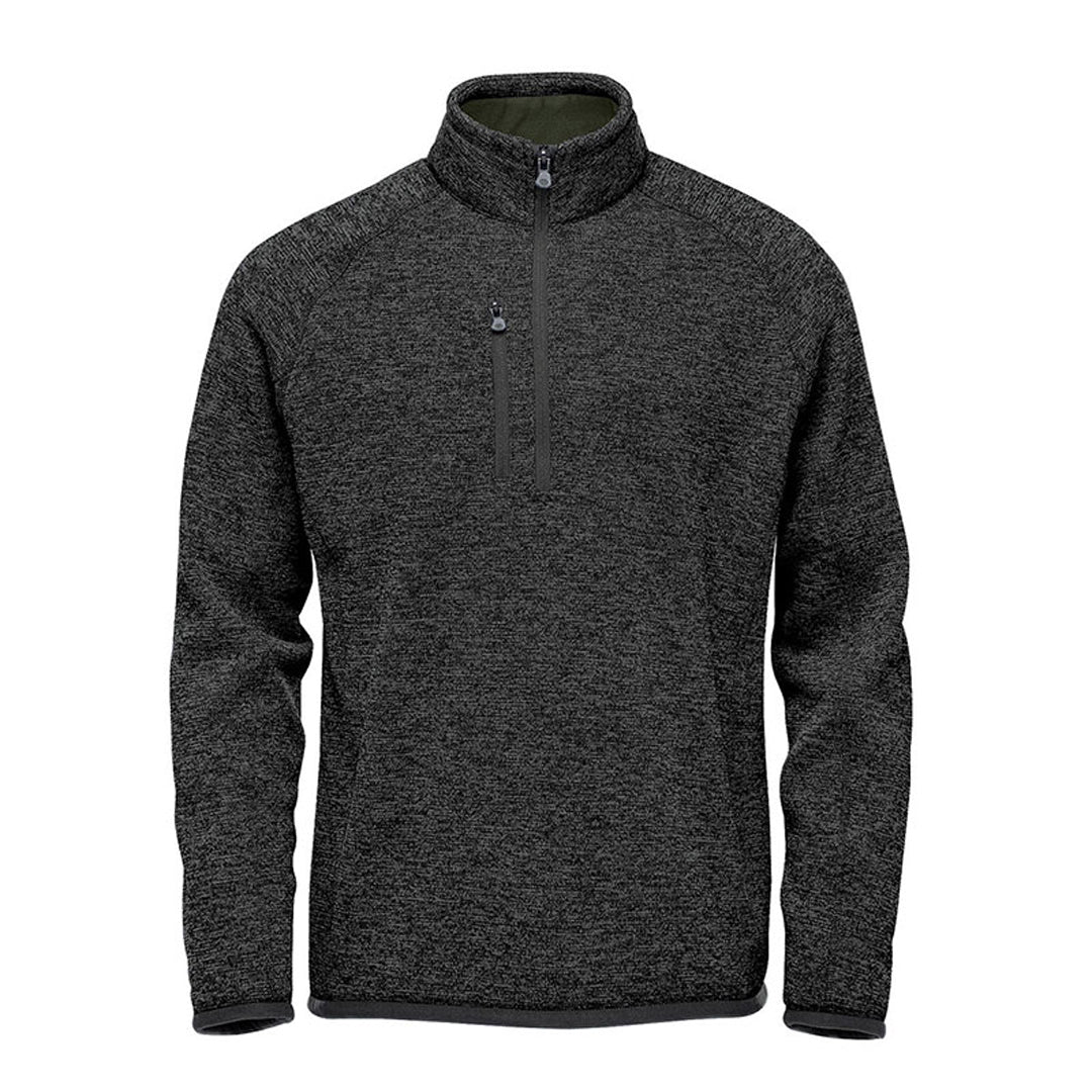 House of Uniforms The Avalanche 1/4 Zip Jumper | Mens Stormtech Black