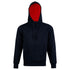 House of Uniforms The Passion Contrast Hoodie | Adults Winning Spirit Navy/Red