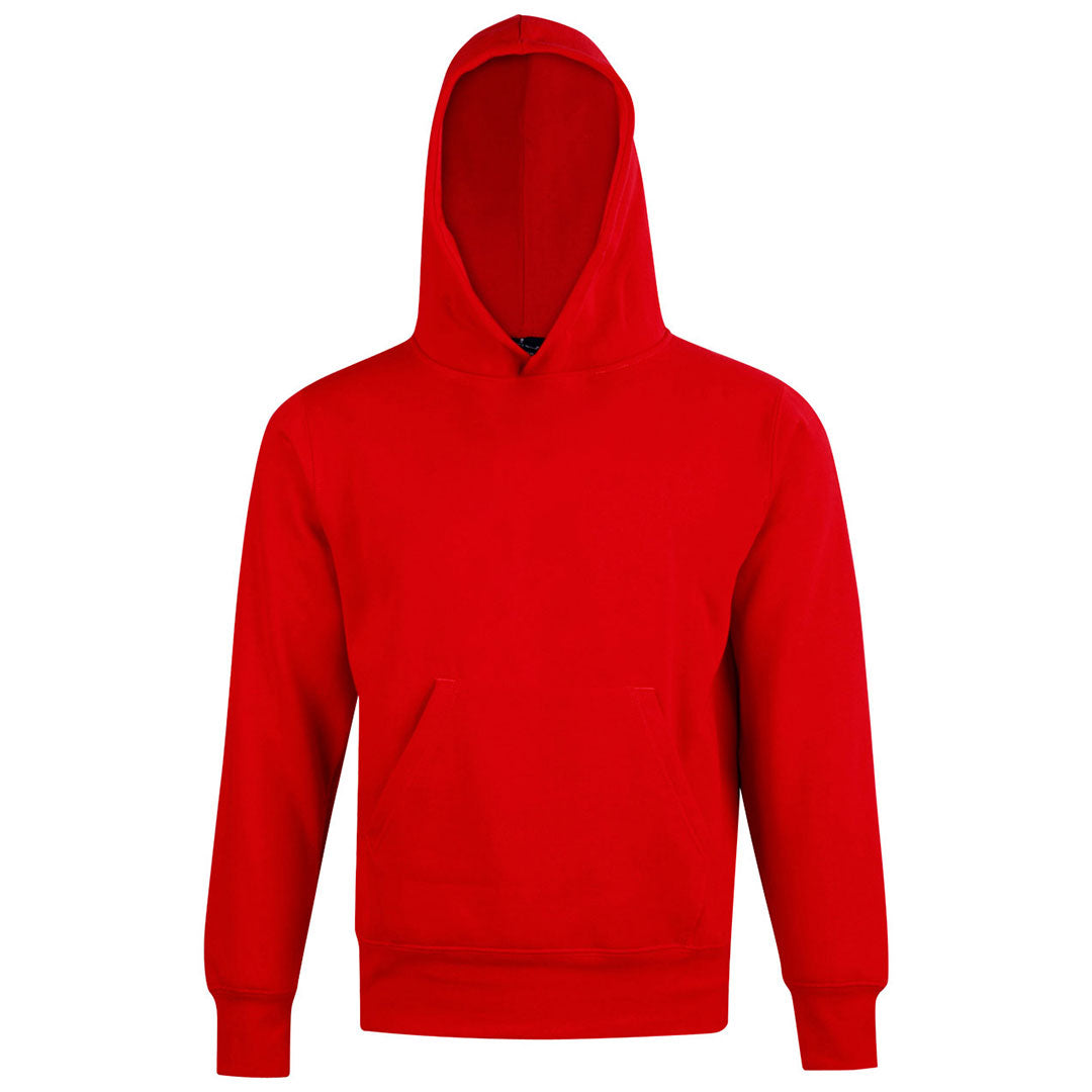 House of Uniforms The Passion Contrast Hoodie | Kids Winning Spirit Red