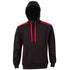 House of Uniforms The Croxton Contrast Hoodie | Adults Winning Spirit Black/Red