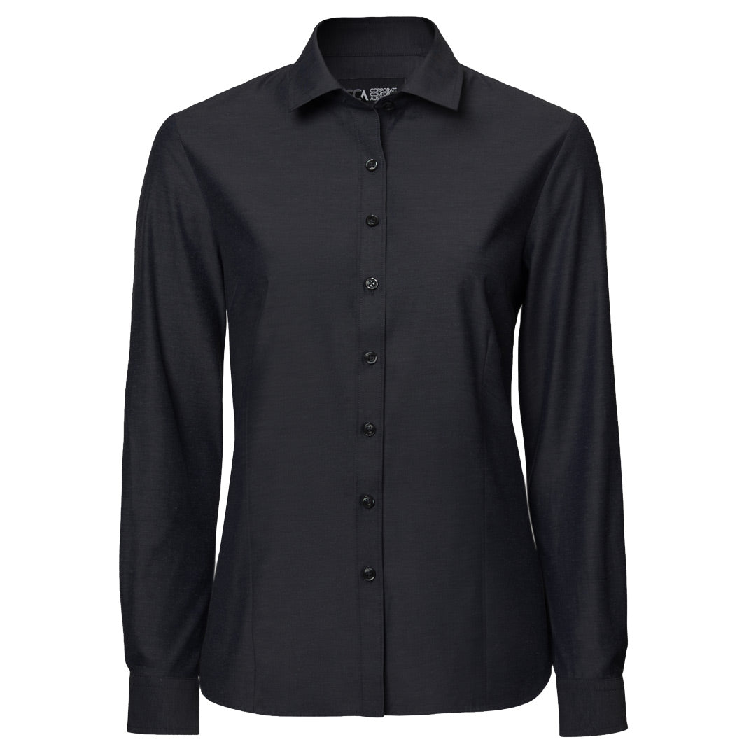House of Uniforms The Comfort Shirt | Ladies Corporate Comfort Black