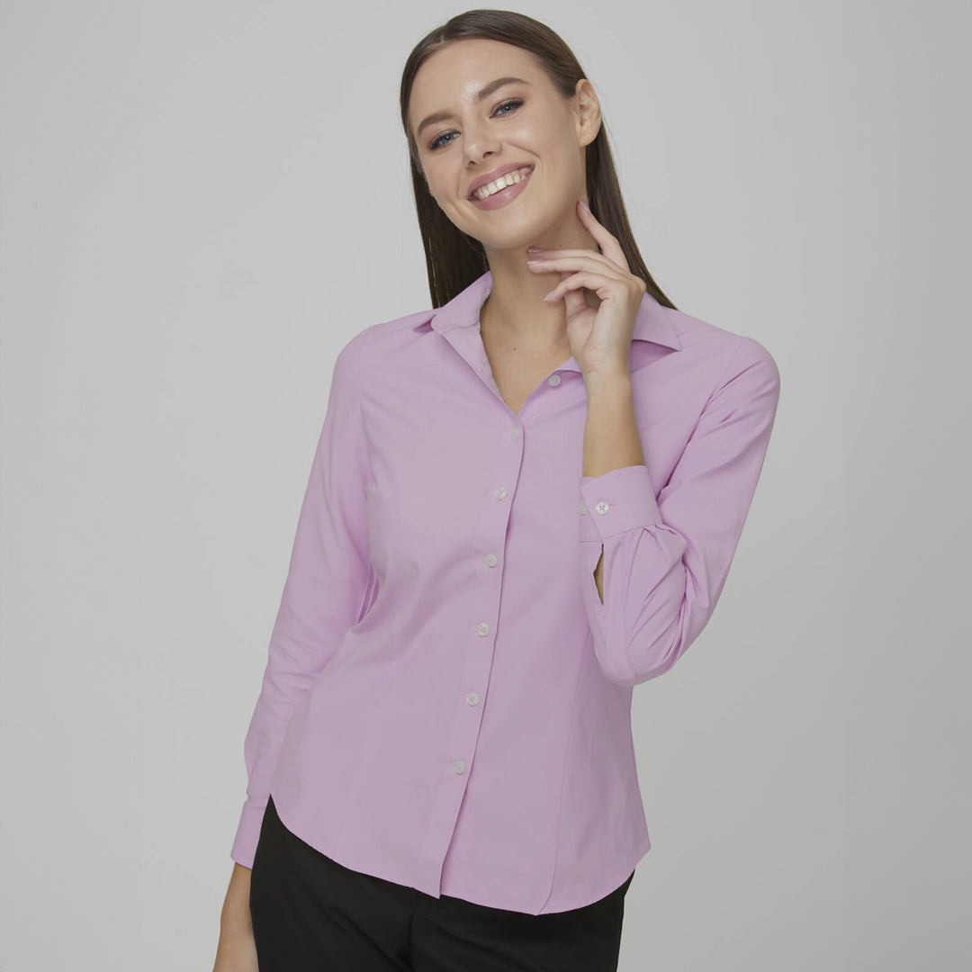 House of Uniforms The Comfort Shirt | Ladies Corporate Comfort Pink