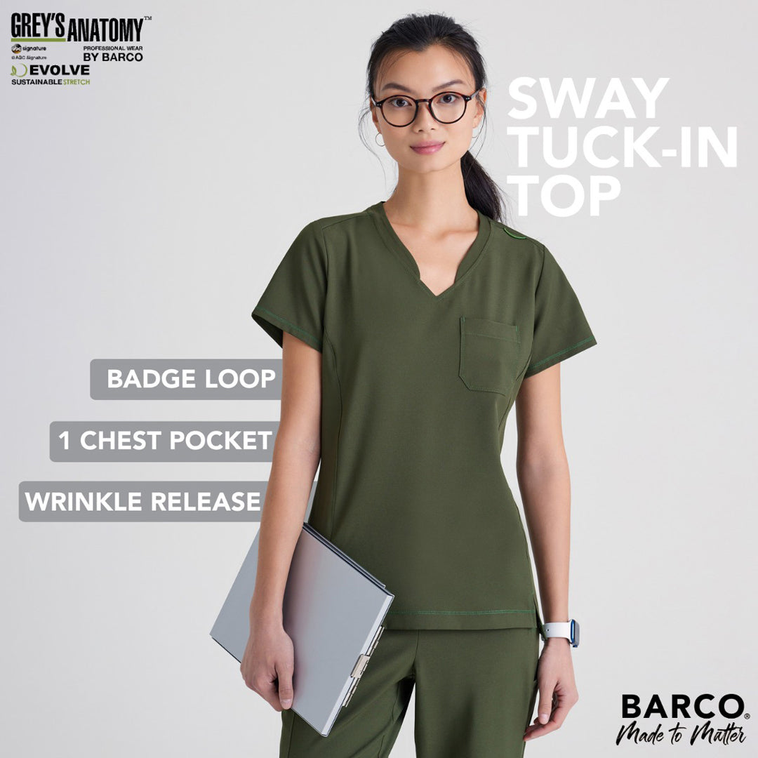 House of Uniforms The Sway Top | Ladies | Greys Anatomy Evolve Greys Anatomy by Barco 