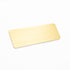 House of Uniforms The Aluminium Name Badge | Pin or Magnet Fitting House of Uniforms Gold
