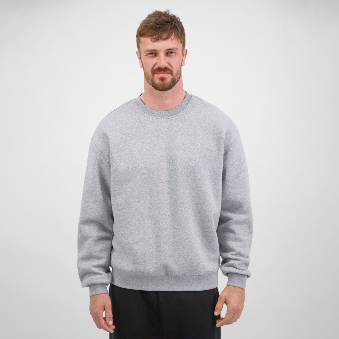 House of Uniforms The Everyday Crew Sweatshirt | Mens Goodmates Grey Marle