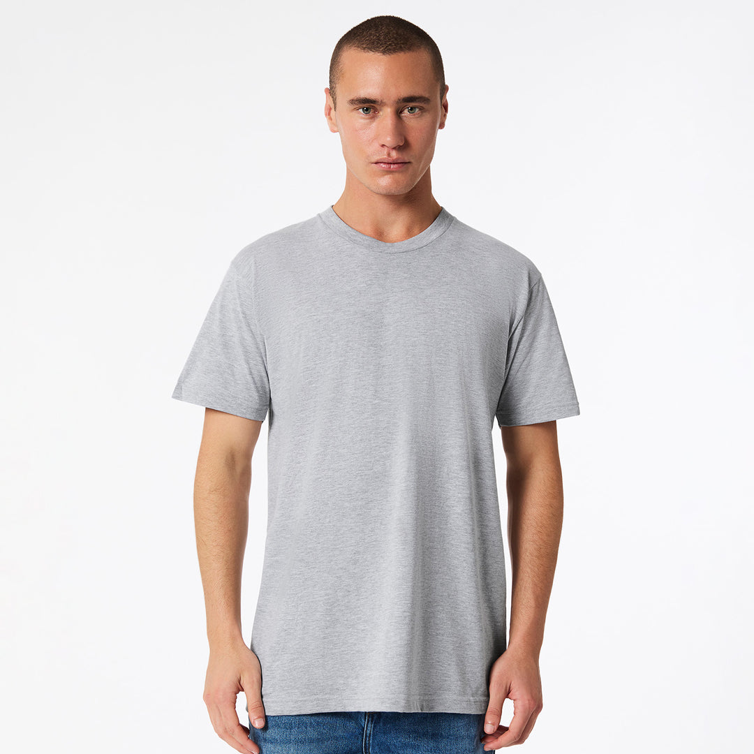 House of Uniforms The Fine Jersey Tee | Adults American Apparel Grey Marle