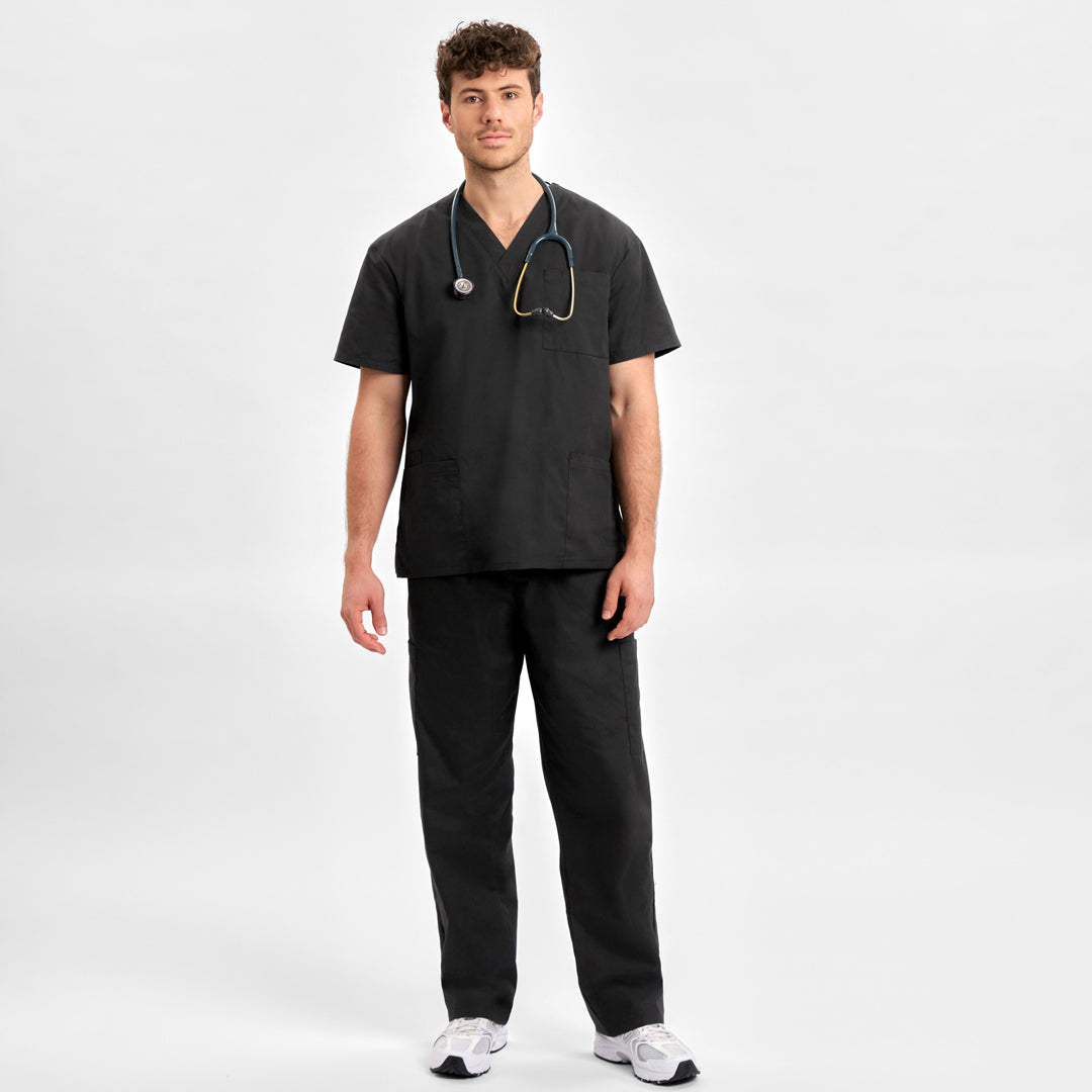 Biz Collection The Classic Scrub Pant | Adults Black Scrubs