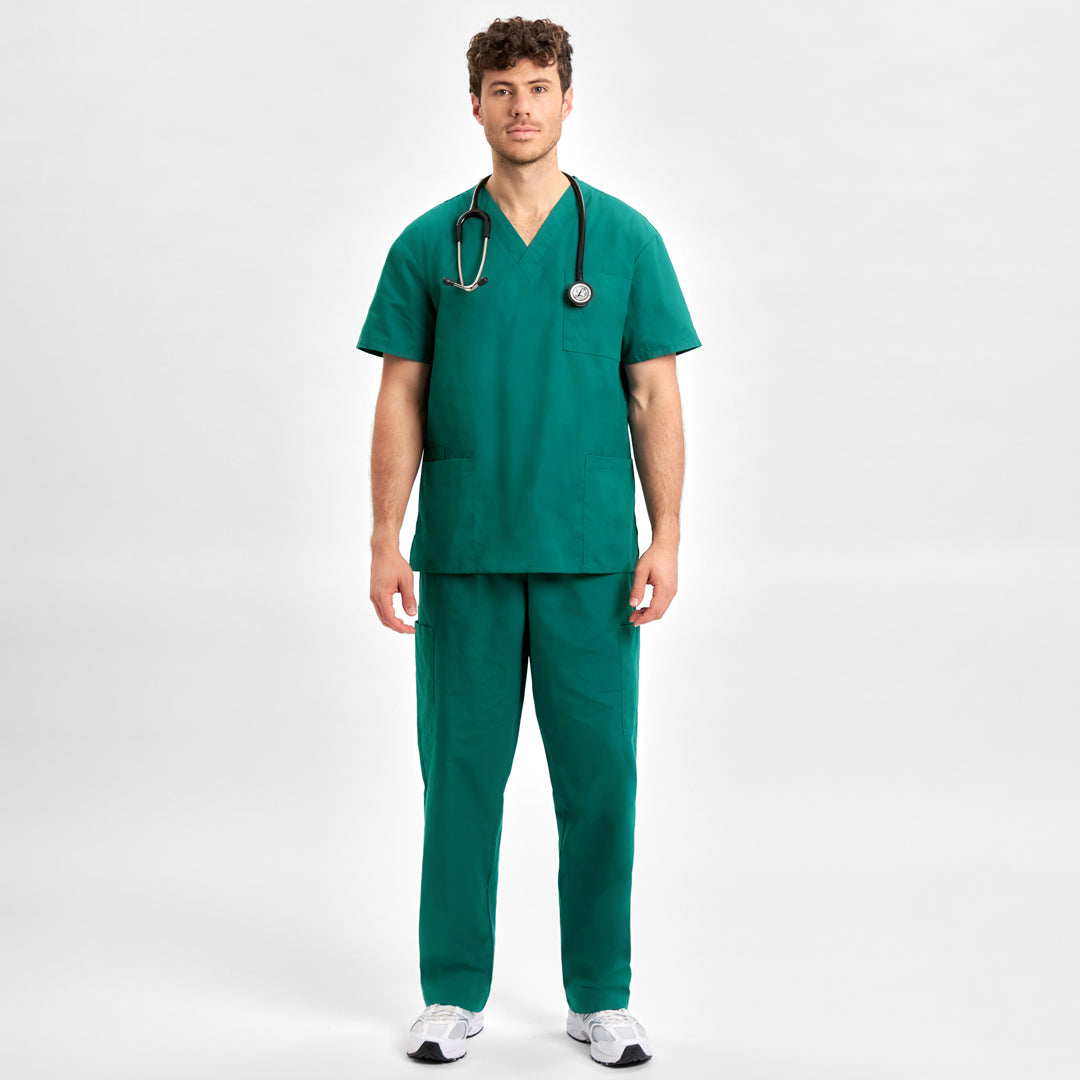 Biz Collection The Classic Scrub Pant | Adults Hunter Green Scrubs
