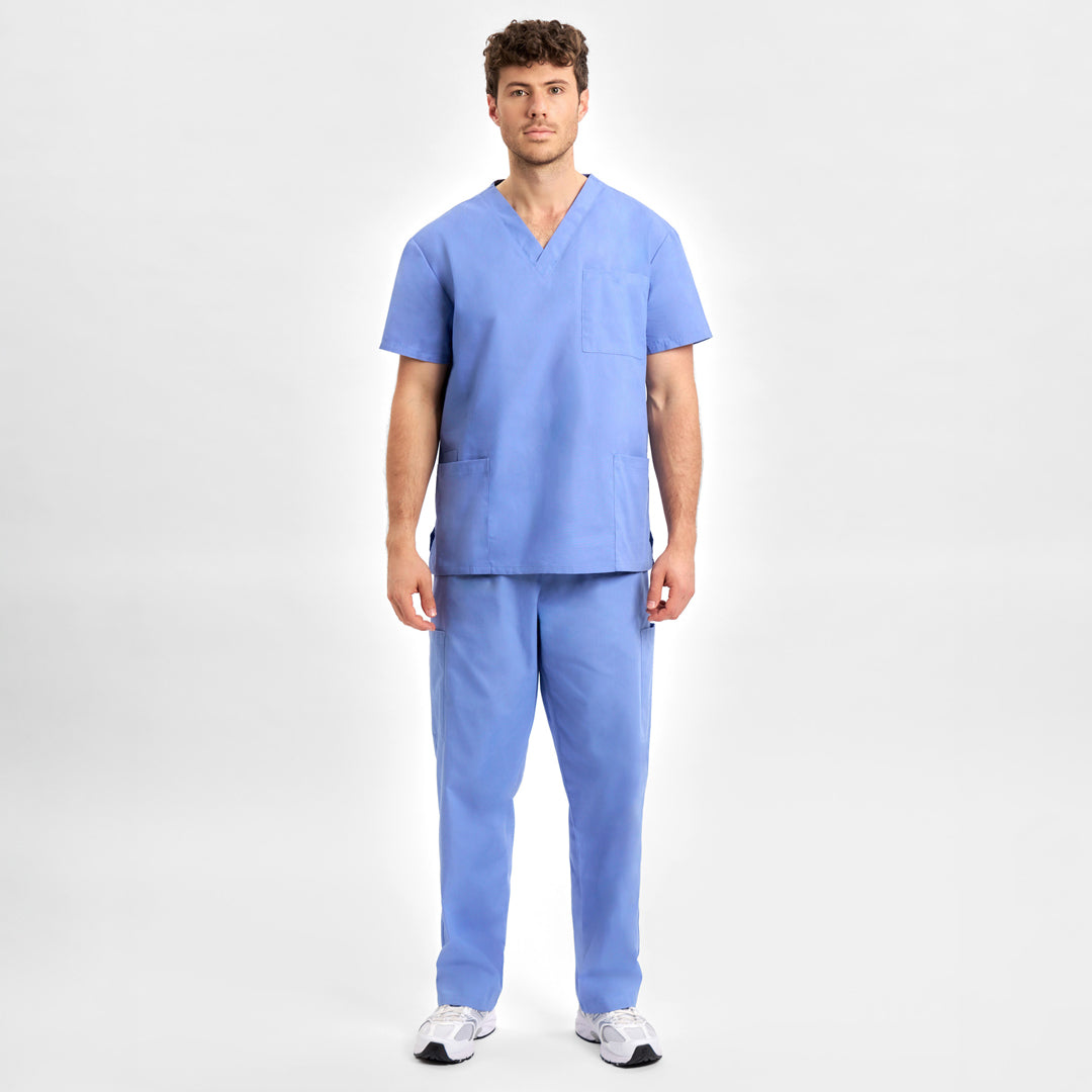 Biz Collection The Classic Scrub Pant | Adults Mid Blue Scrubs