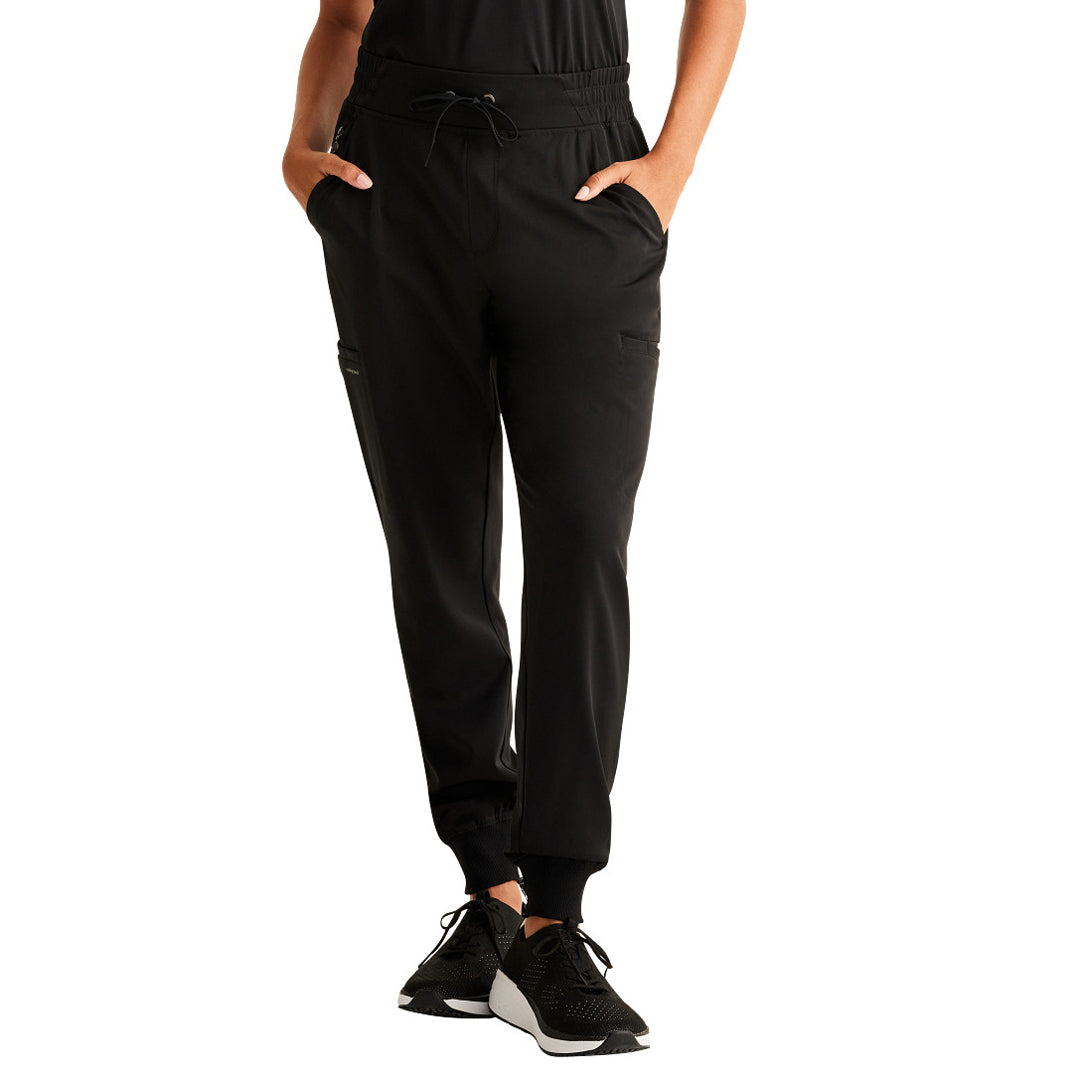 House of Uniforms The Rhea Jogger | Ladies Healing Hands Black