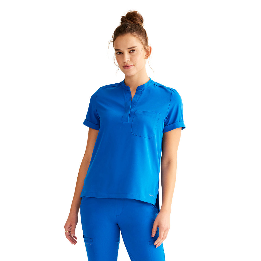 House of Uniforms The Macy Top | Ladies Healing Hands Royal