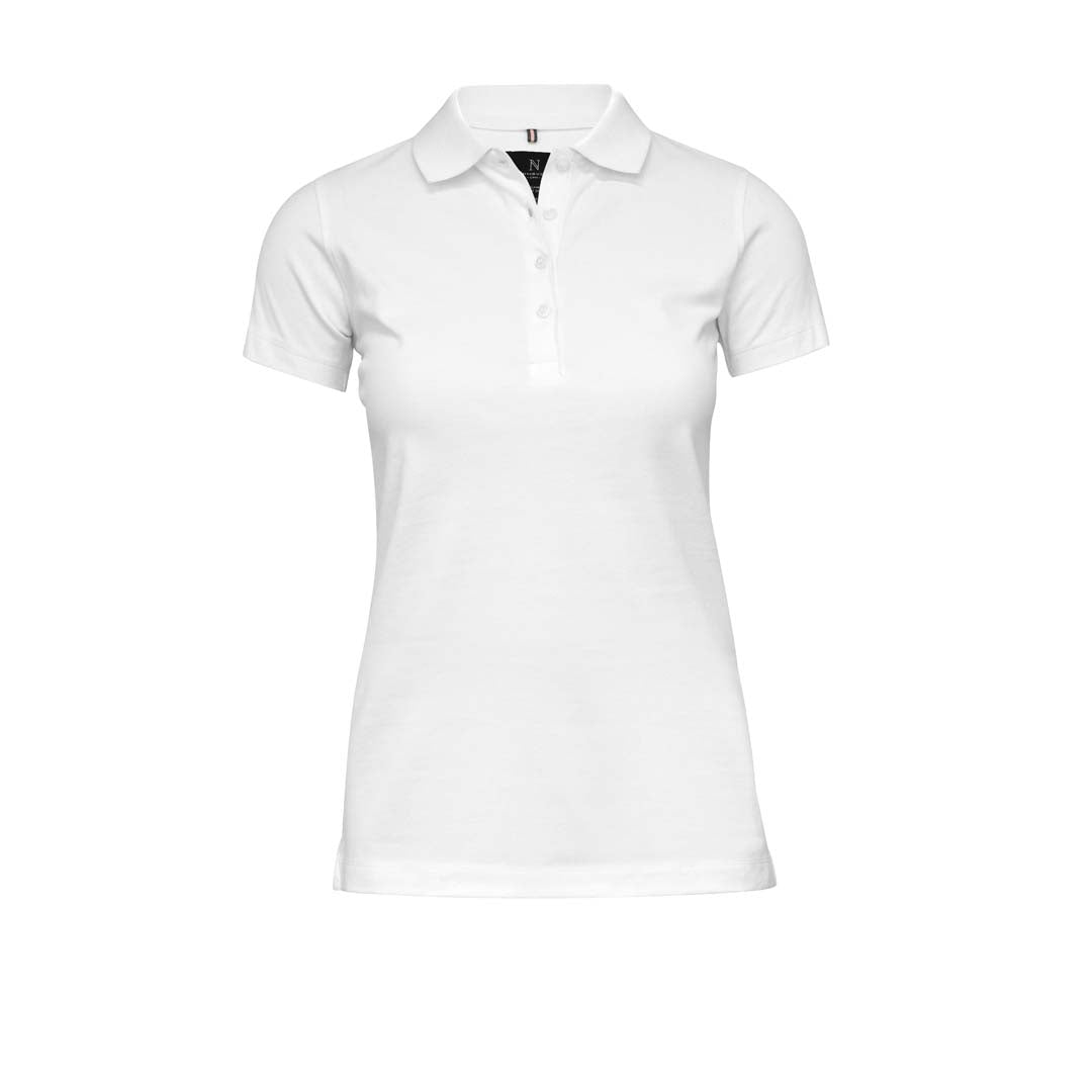 House of Uniforms The Harvard Classic Polo | Ladies Nimbus White