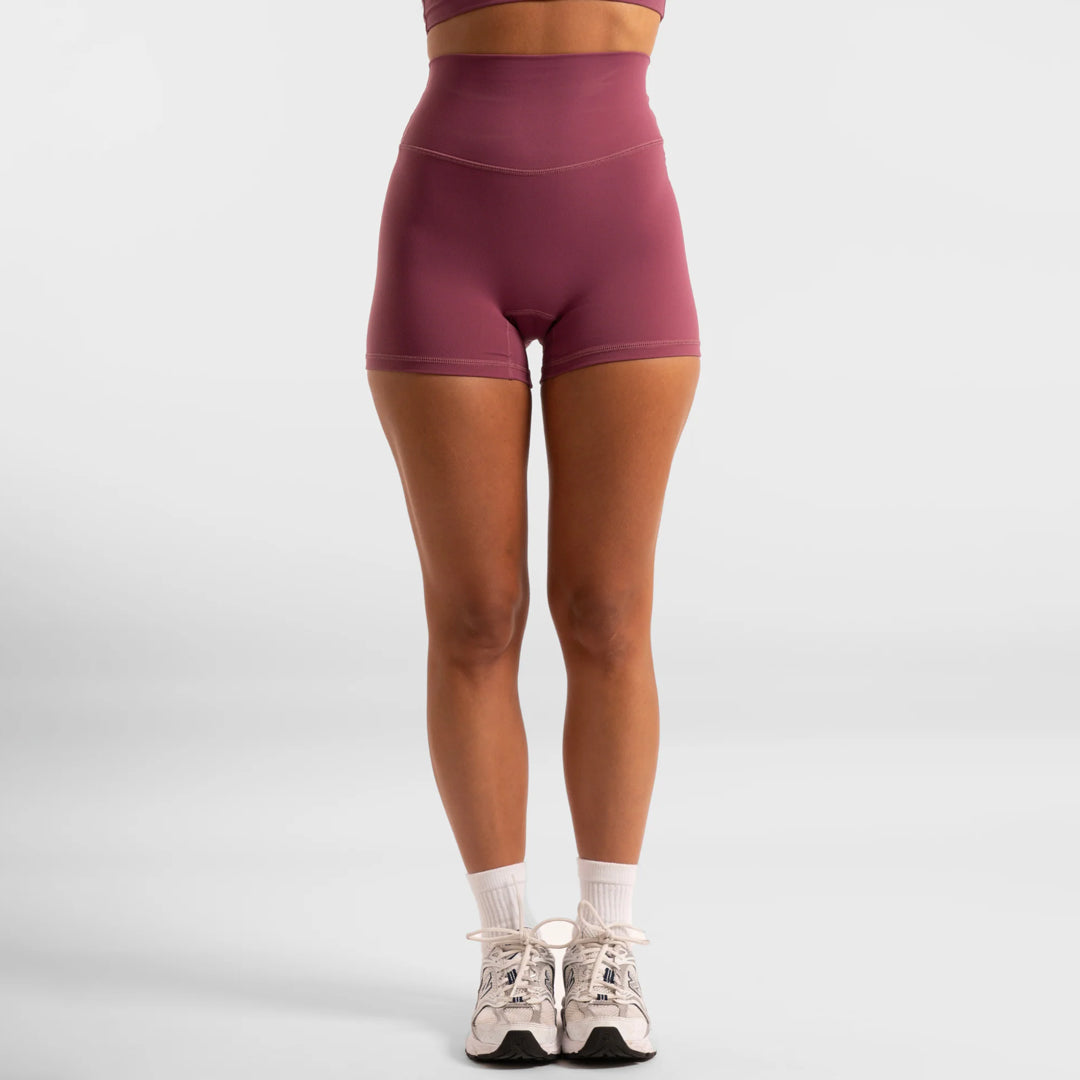 House of Uniforms The Hi Rise Short 2.0 | Ladies Active Basics Merlot