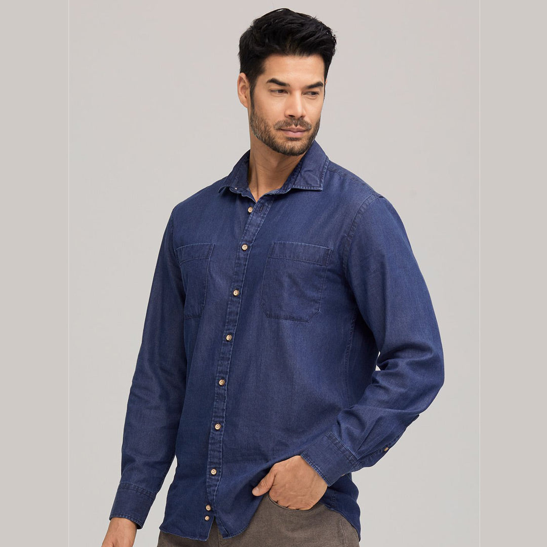 House of Uniforms The Lyocell Denim Shirt | Mens City Collection 