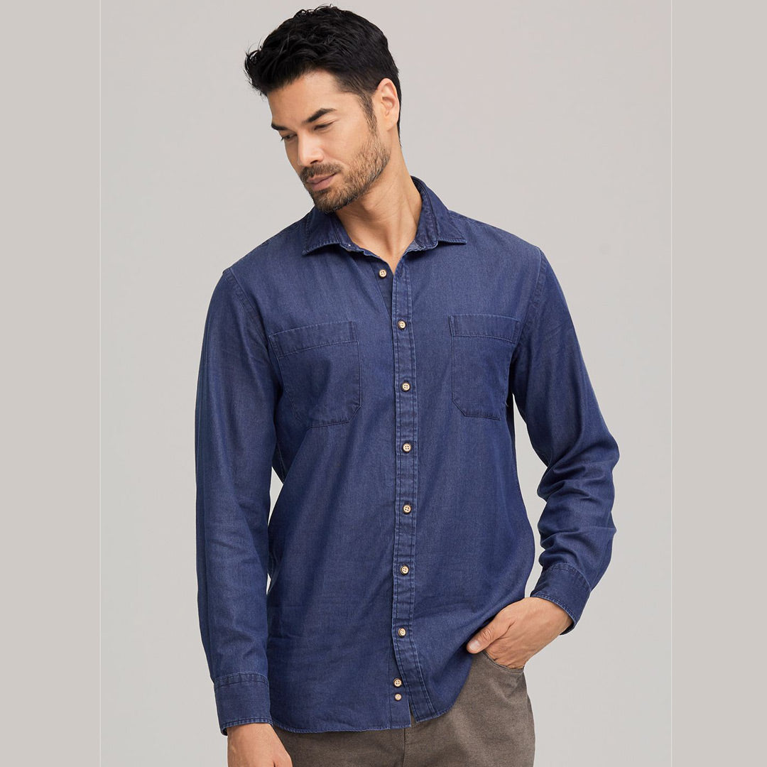 House of Uniforms The Lyocell Denim Shirt | Mens City Collection 