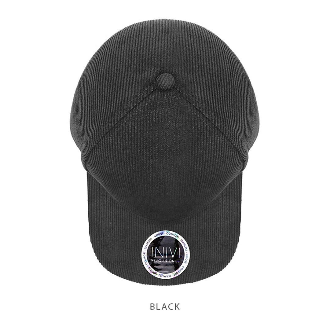 House of Uniforms The Cotton Cord Cap | Adults Inivi Black