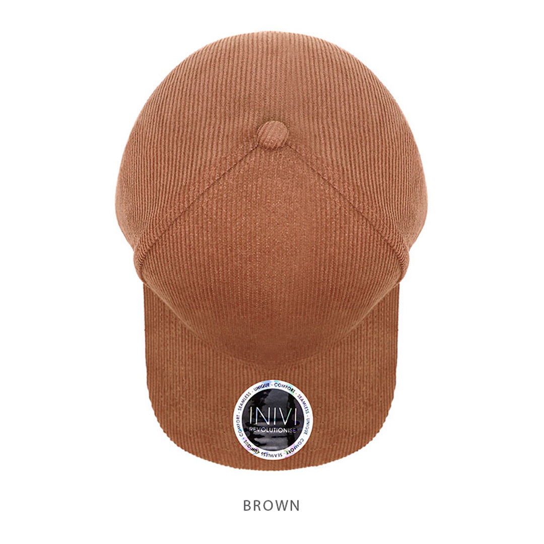 House of Uniforms The Cotton Cord Cap | Adults Inivi Brown