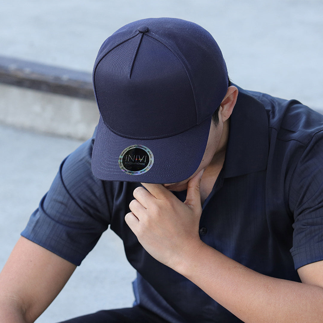 House of Uniforms The Polyester Cotton Snap Back Cap | Adults Inivi 