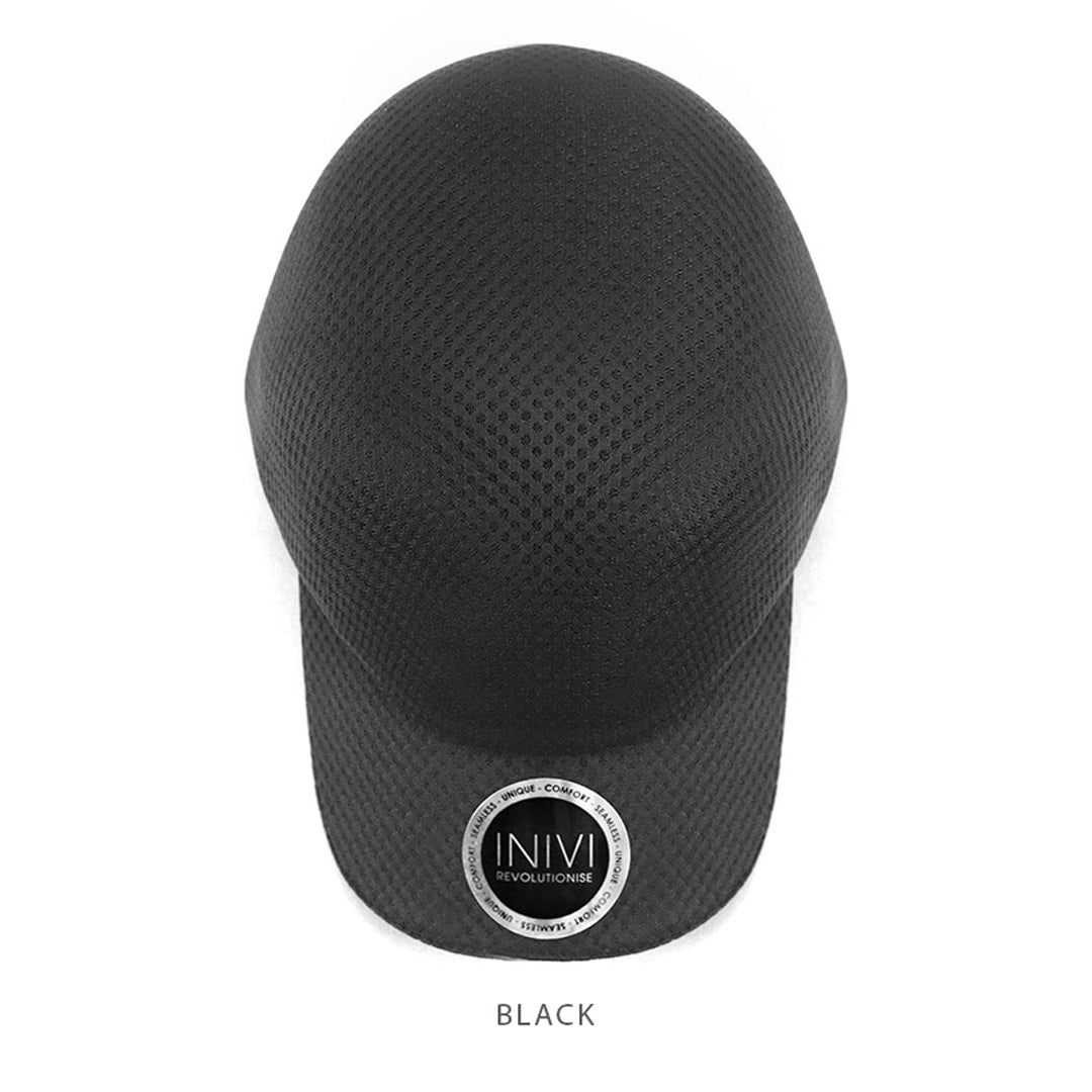 House of Uniforms The Poly Mesh Cap | Adults Inivi Black