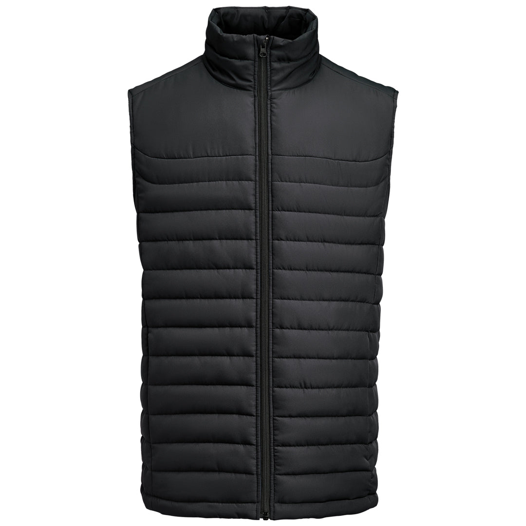 House of Uniforms The Arches Puffer Vest | Mens James Harvest Black