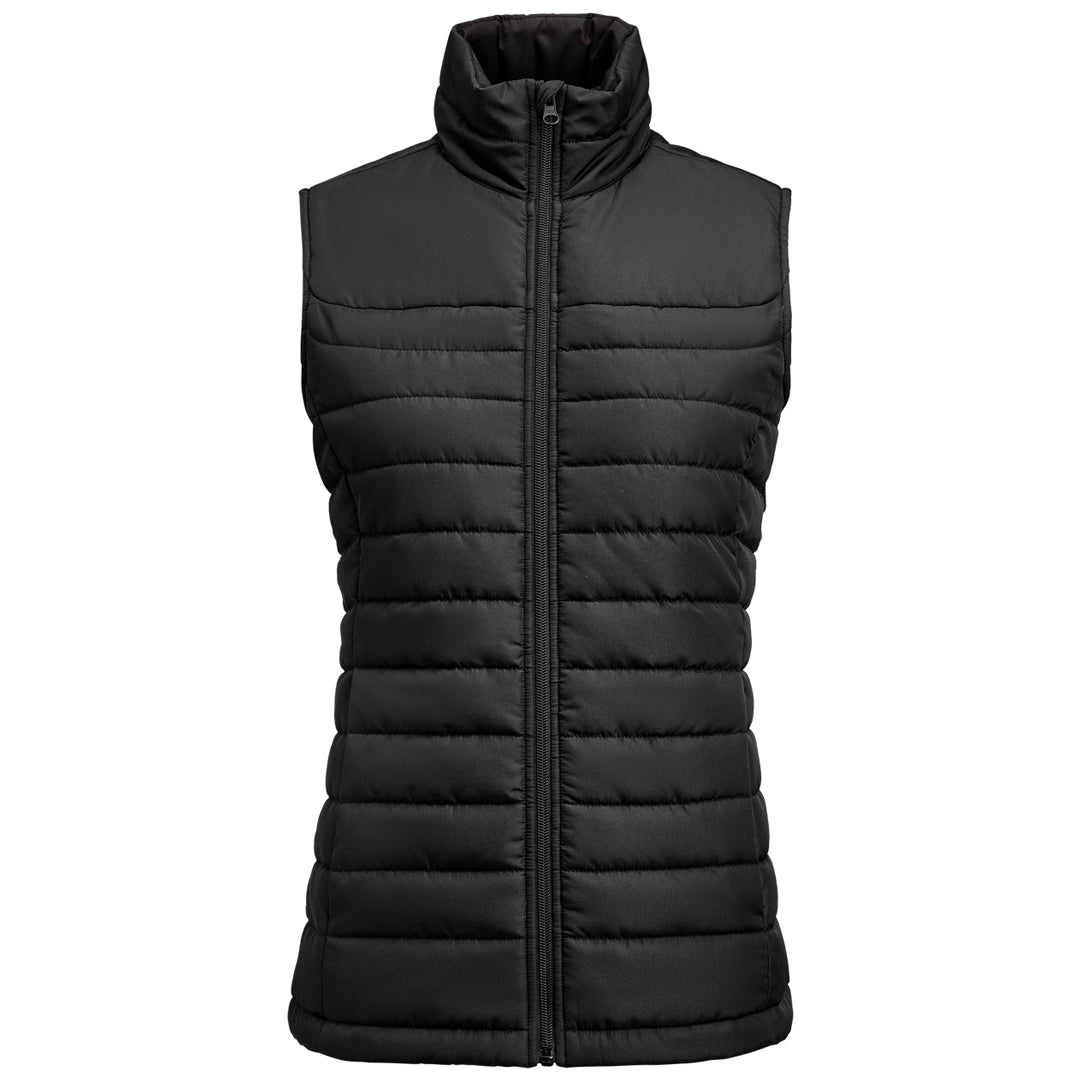 House of Uniforms The Arches Puffer Vest | Womens James Harvest Black