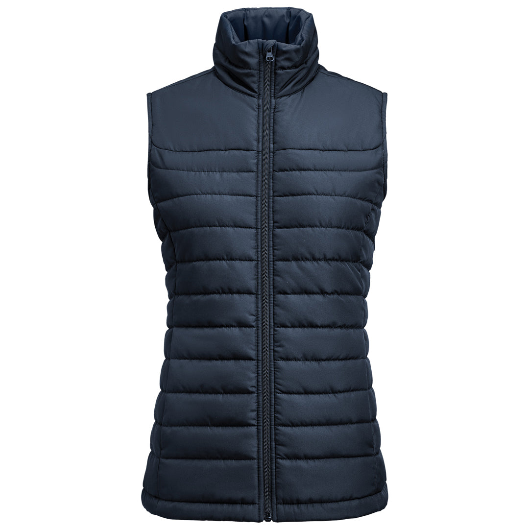 House of Uniforms The Arches Puffer Vest | Womens James Harvest Navy