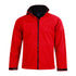 House of Uniforms The Aspen Softshell Hooded Jacket | Mens Winning Spirit Red/Black