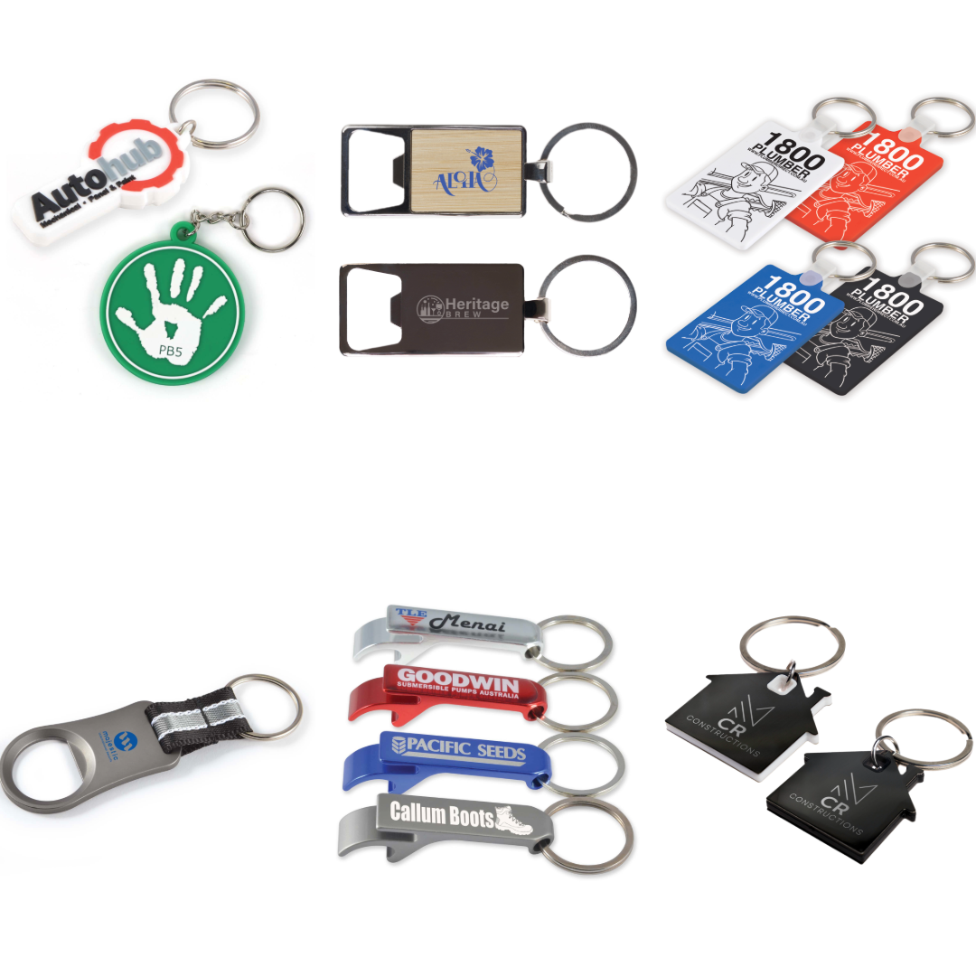 House of Uniforms Key Rings | Custom Printed Logo Line