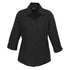 Biz Collection The Oasis Shirt | Ladies | 3/4 Sleeve Black Shirts & Tops