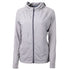 House of Uniforms The Adapt Full Zip Top | Ladies Cutter and Buck Polished