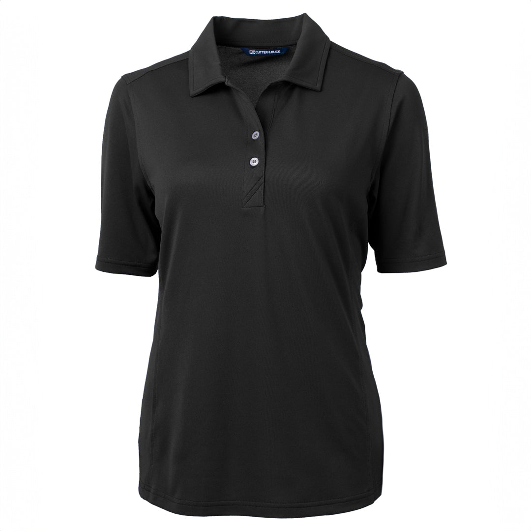 House of Uniforms The Virtue Polo | Ladies Cutter and Buck Black