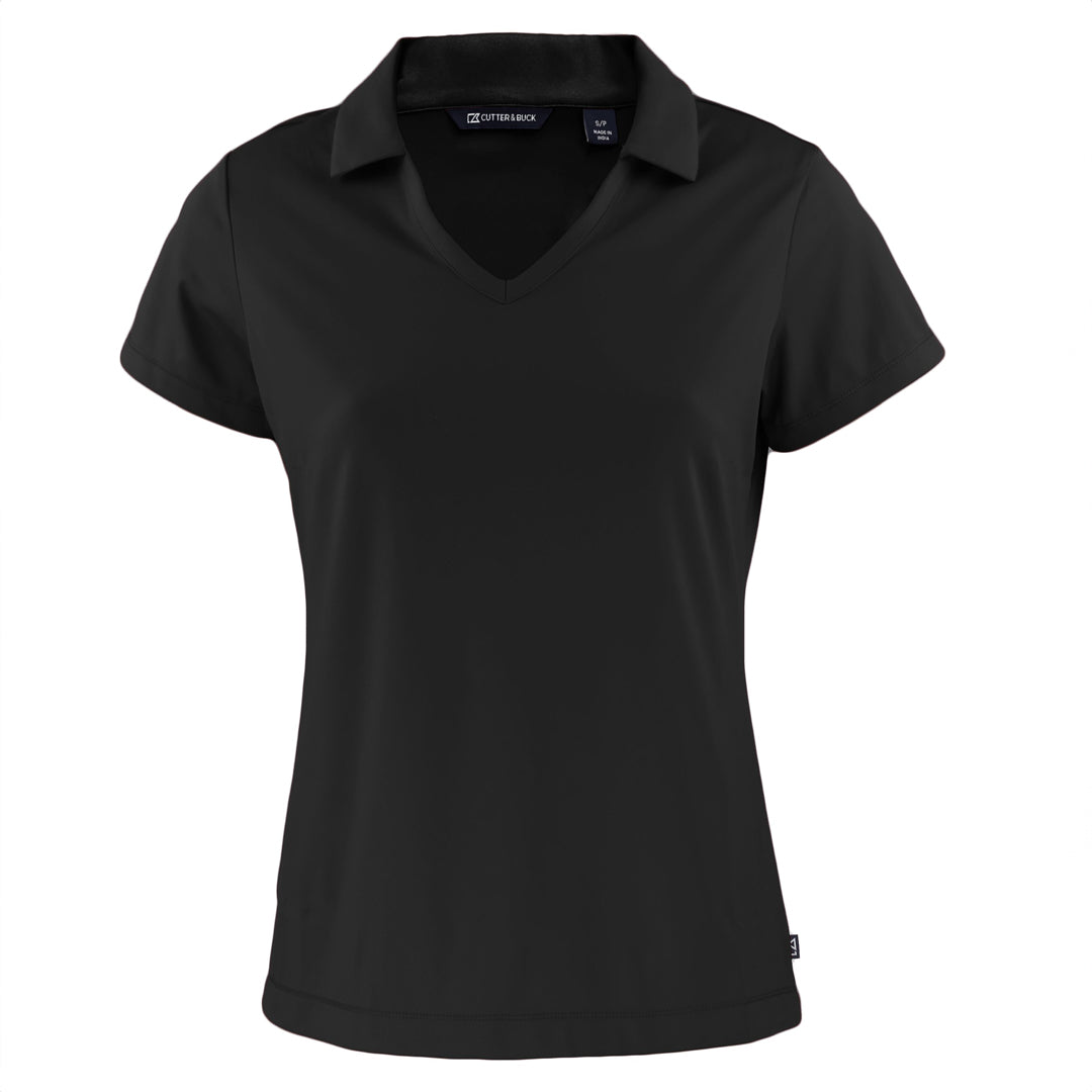 House of Uniforms The Daybreak Polo | Ladies Cutter and Buck Black