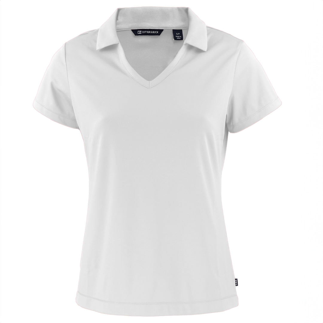 House of Uniforms The Daybreak Polo | Ladies Cutter and Buck White