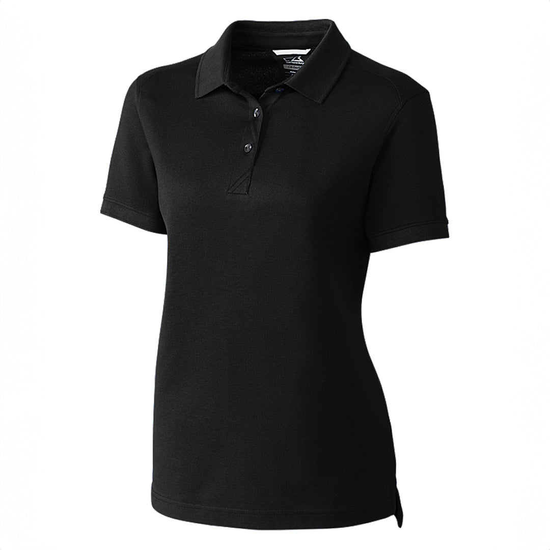 House of Uniforms The Advantage Polo | Ladies Cutter and Buck Black