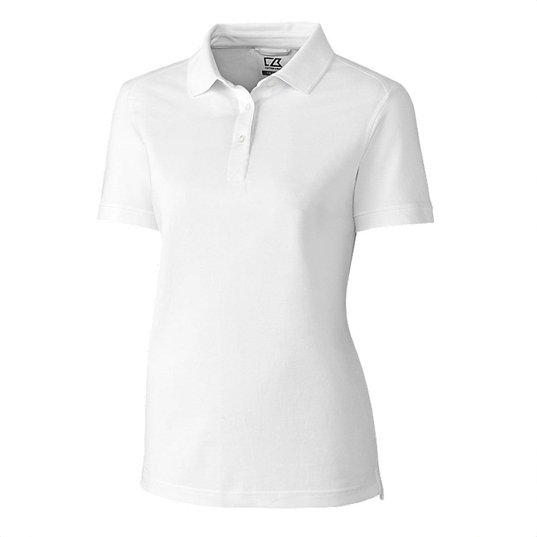 House of Uniforms The Advantage Polo | Ladies Cutter and Buck White