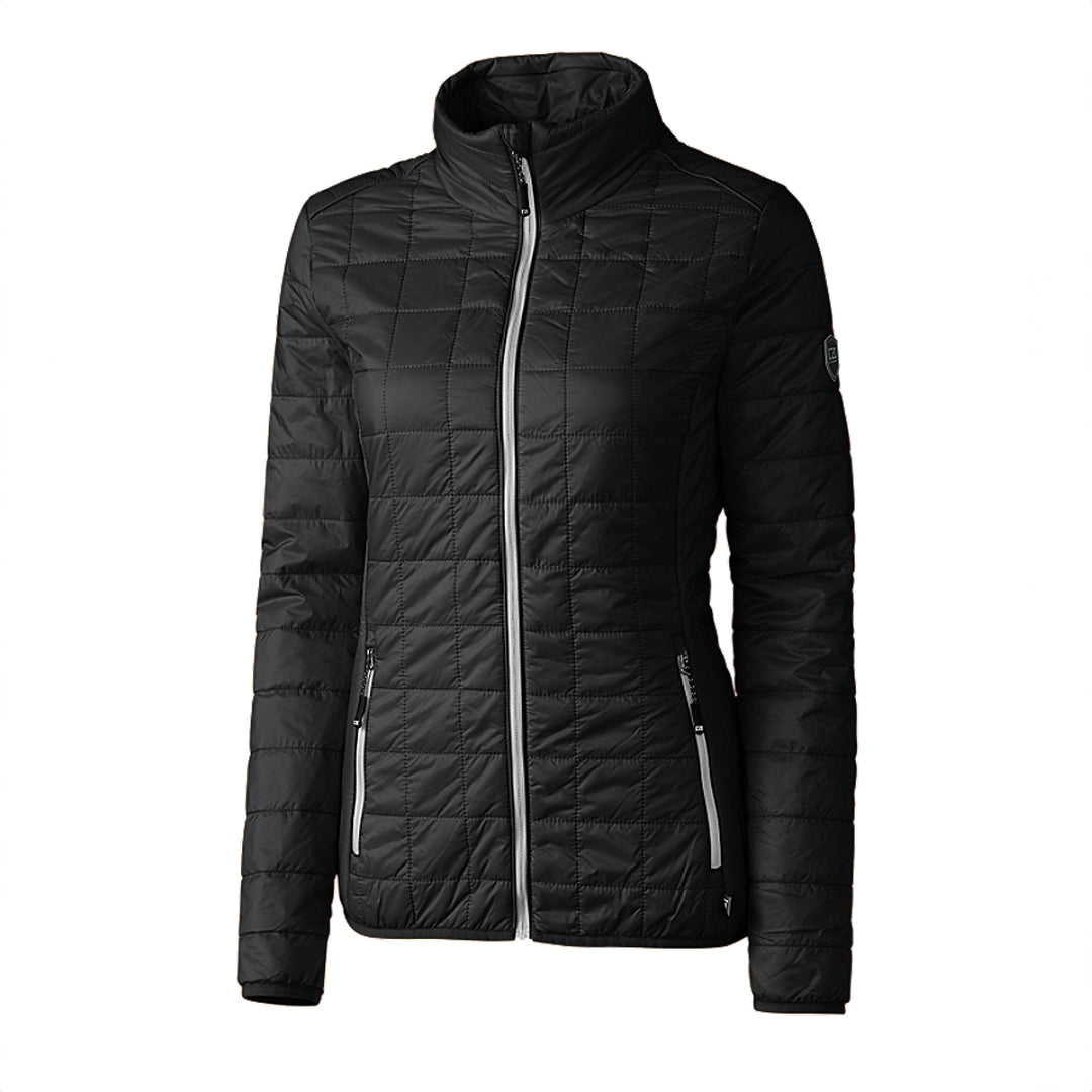 House of Uniforms The Rainier Jacket | Ladies Cutter and Buck Black