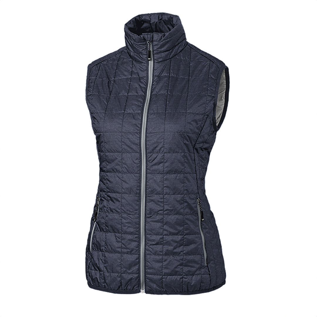 House of Uniforms The Rainier Vest | Ladies Cutter and Buck Navy