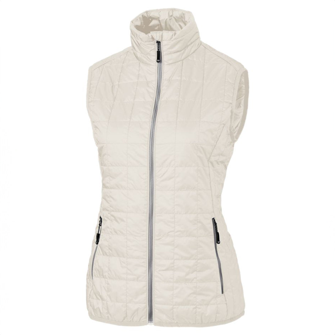 House of Uniforms The Rainier Vest | Ladies Cutter and Buck Coconut