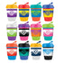 House of Uniforms The Kick Coffee Cup with Silicone Sleeve | 320ml Logo Line 