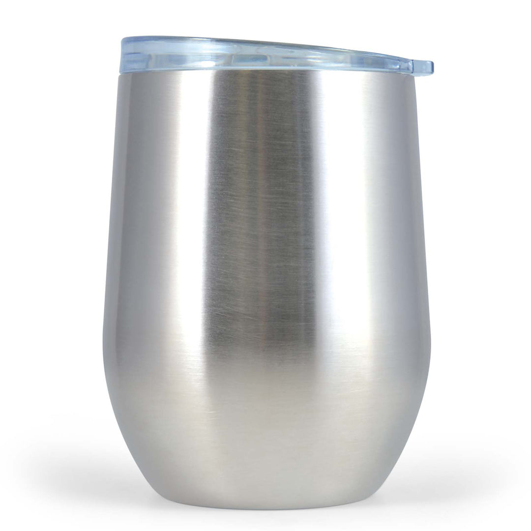 House of Uniforms The Cascade Coffee Cup | 320ml Logo Line Silver