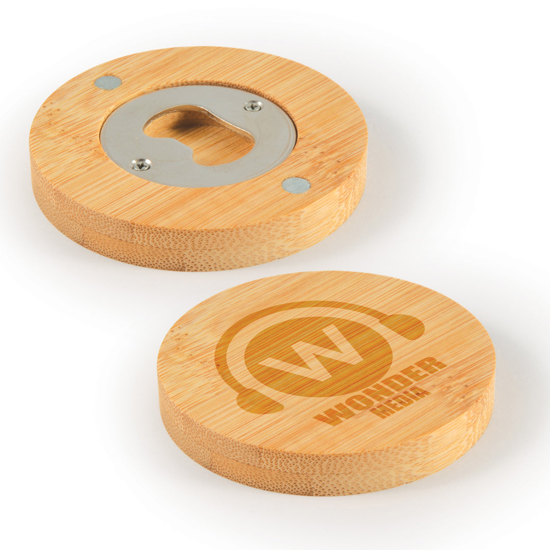The Discus Bottle Opener Coaster